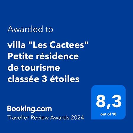 Villa "Les Cactees" Petite Residence De Tourisme Classee 3 Etoiles أنتيب المظهر الخارجي الصورة